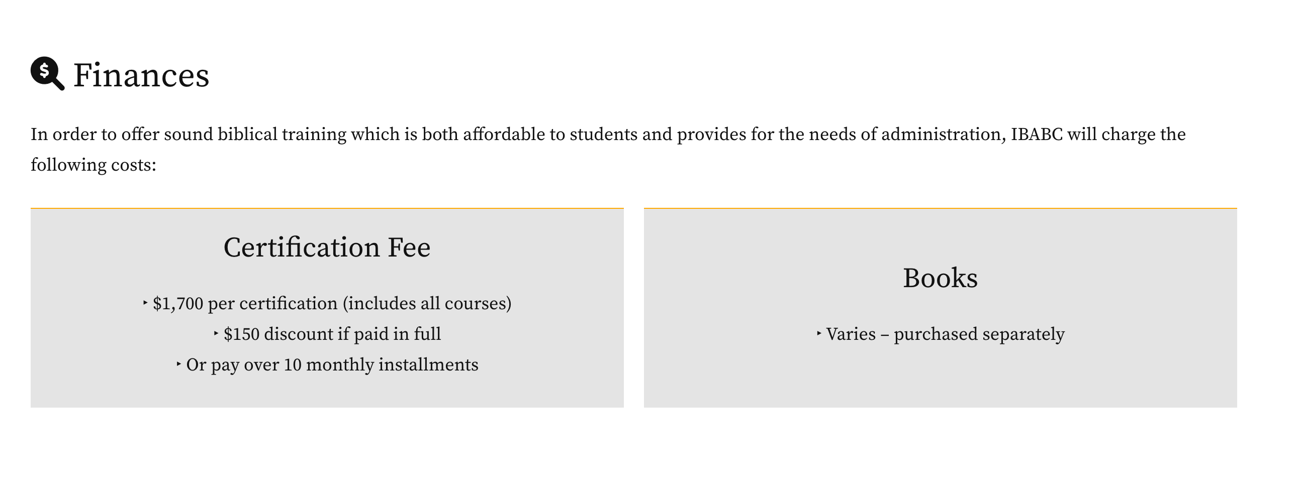 Independent Baptist Association of Biblical Counselors Membership Levels and Pricing