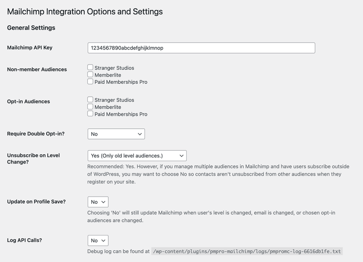 Mailchimp Integration Add On Plugin