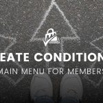 Create Conditional Main Menu for Members Banner Image