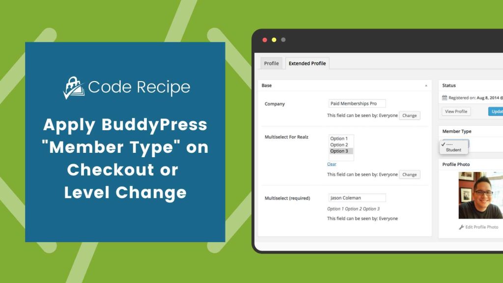 Banner Image for Apply BuddyPress Member Tyle Code Recipe