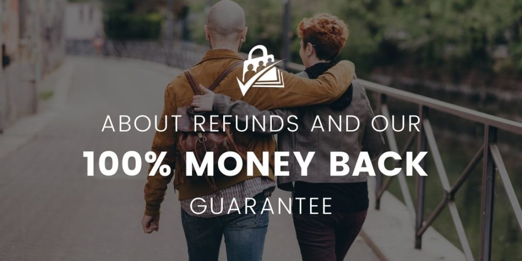 About Refunds and Our 100% Money-Back Guarantee