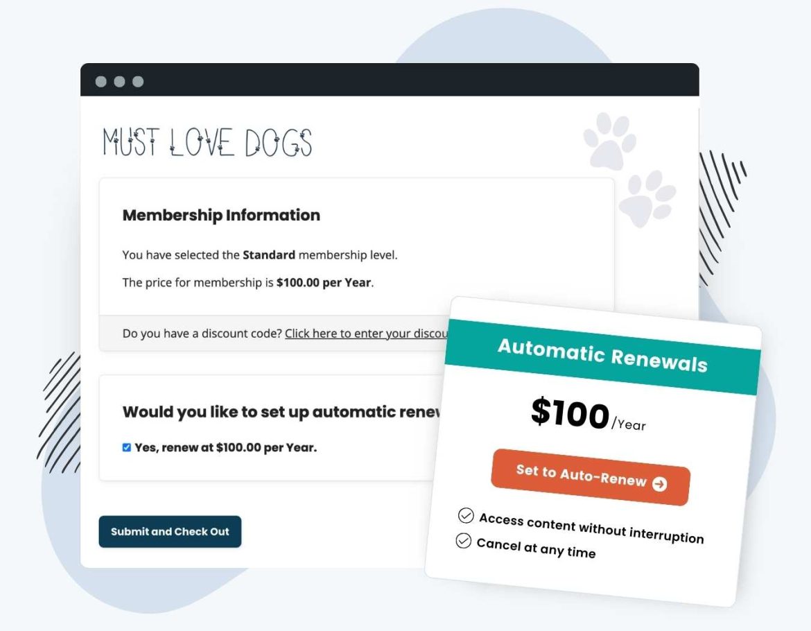 Auto-Renewal Checkbox Add On For Optional Recurring Payments