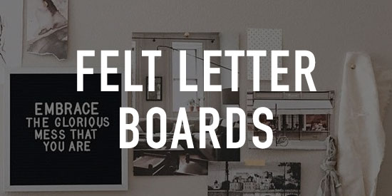 Felt Letter Boards