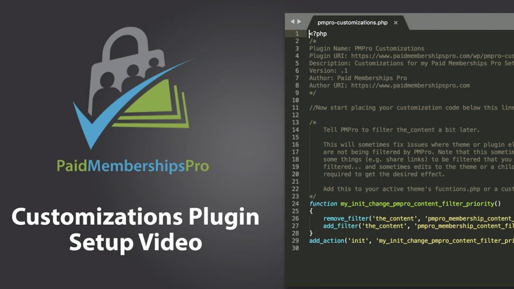 Video: Setting up a Customizations Plugin