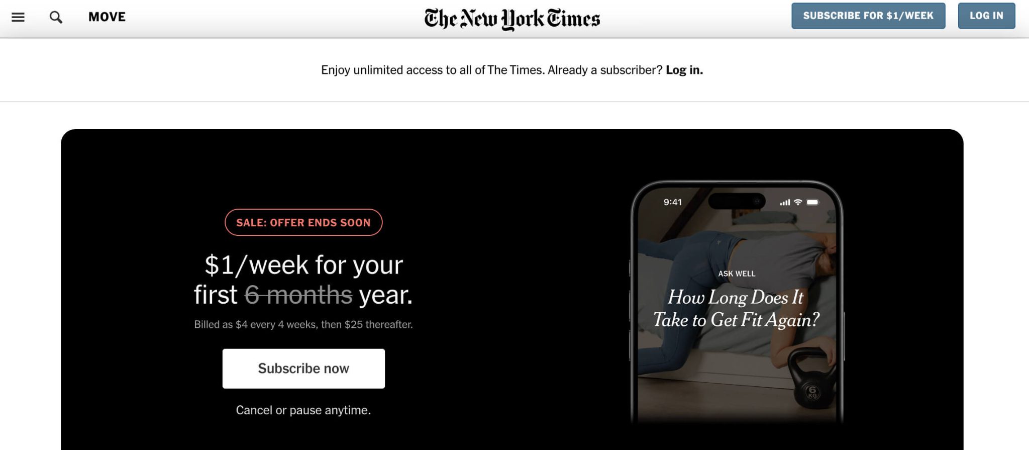 Paywall Banner Examples With the Limit Post Views Add On