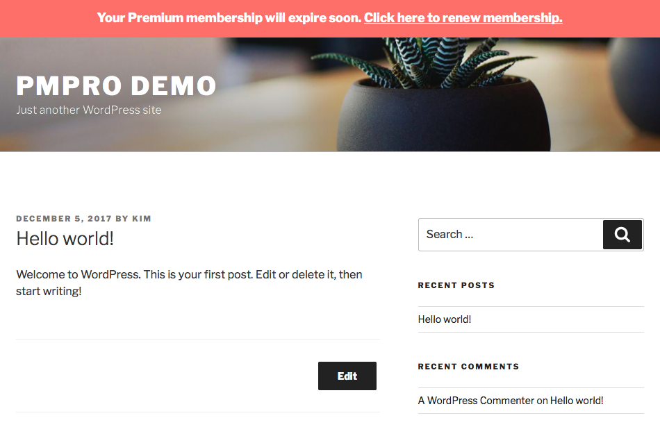 Add A Customized Notification Banner To Alert Your Members Of
