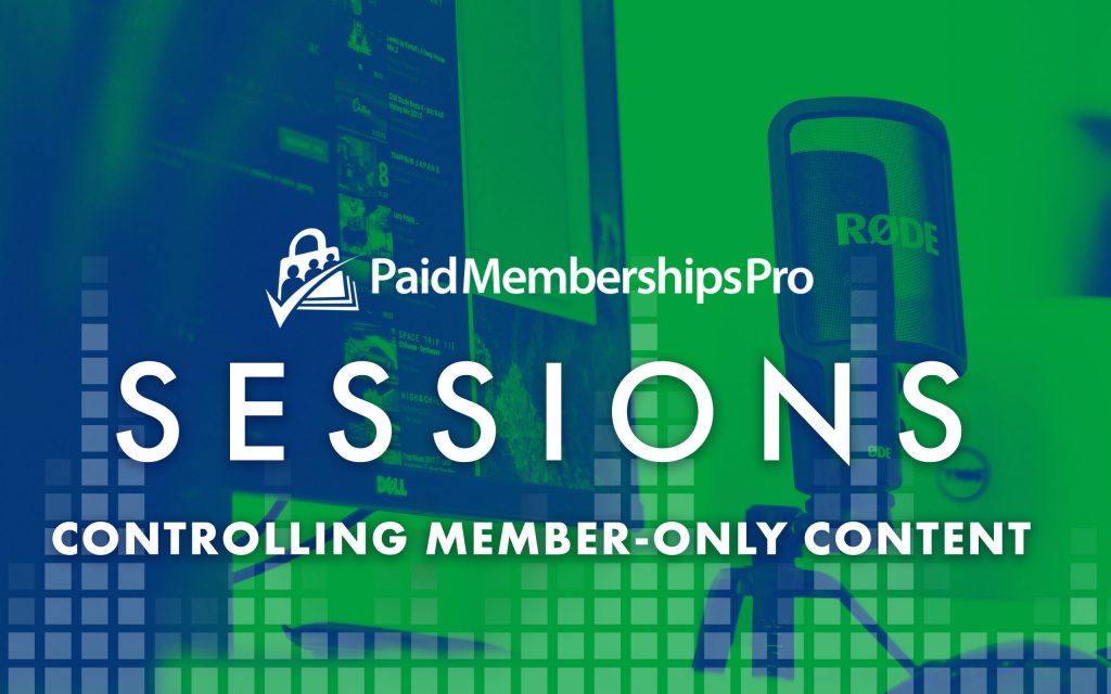 Webinar Banner for Controlling Member Content