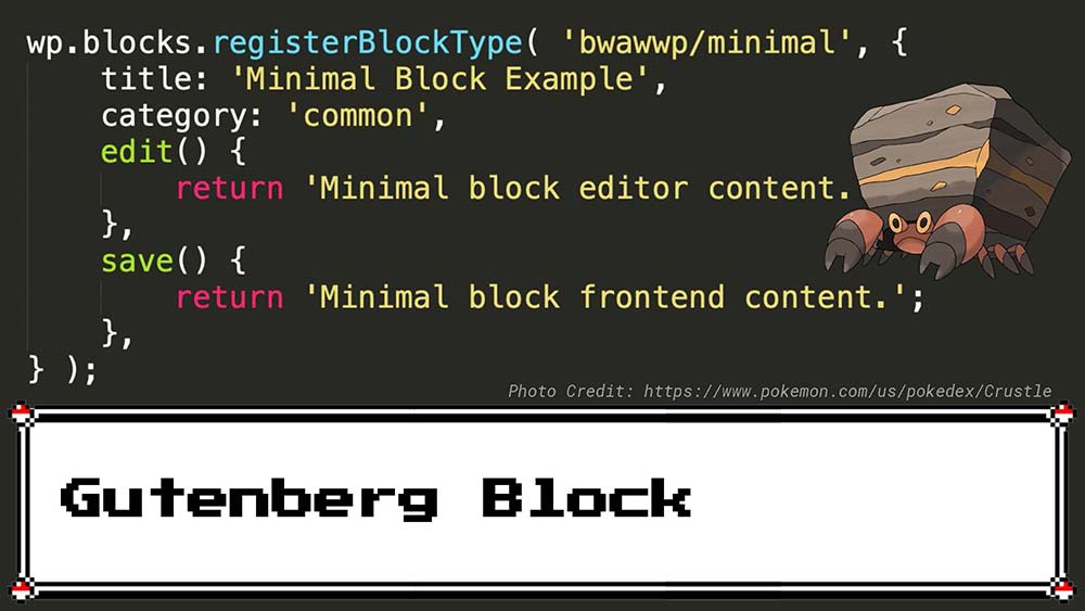 Gutenberg Block JavaScript Example