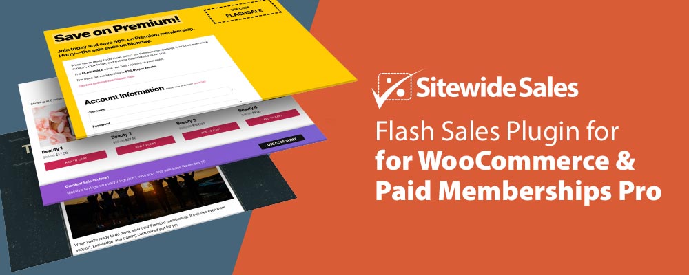 Banner for Sitewide Sales Flash Sales Tool for WooCommerce and Paid Memberships Pro
