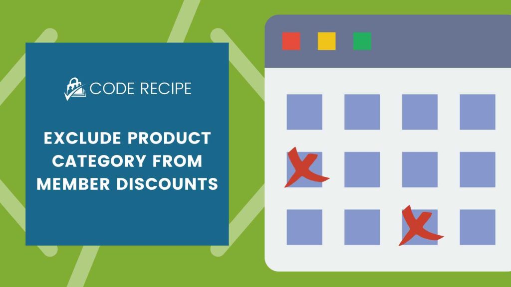 Exclude a product category from member discounts with PMPro and WooCommerce