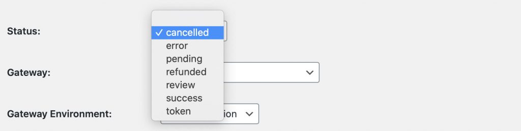 Order Statuses in PMPro