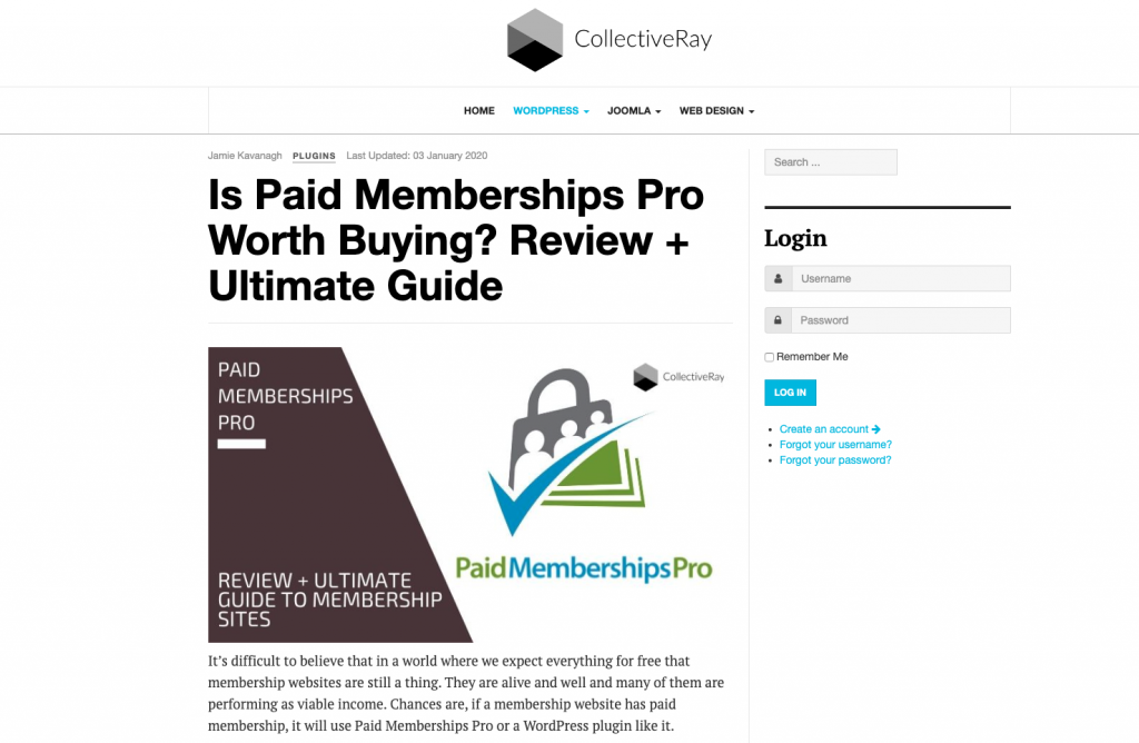 Paid Memberships Pro Review