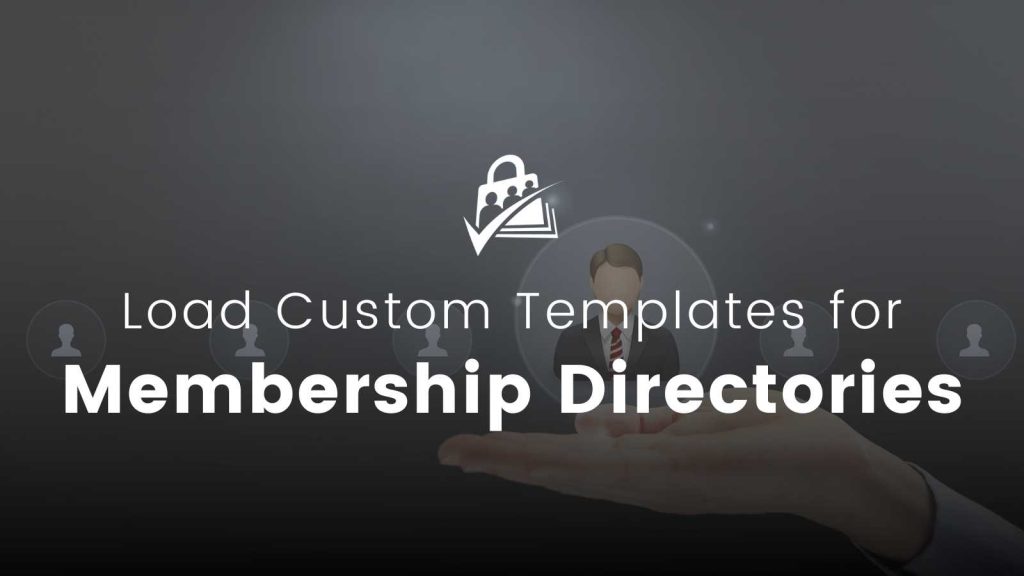 Banner Image for Custom Template Membership Directories