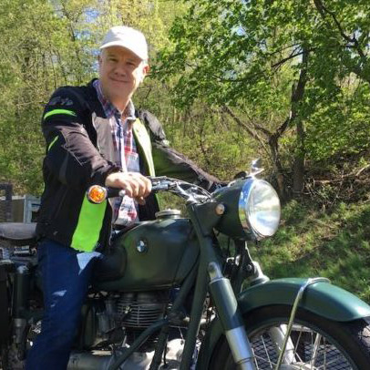 James Wonder from The Vintage BMW Motorcycle Owners club