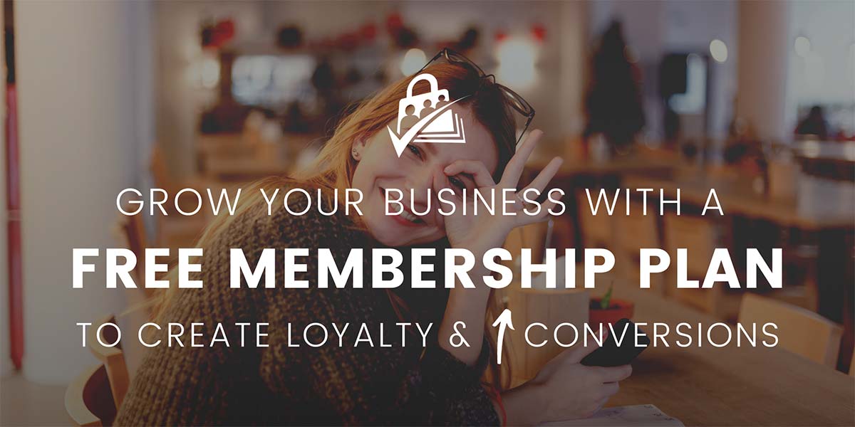 Banner for Grow your business with a free membership plan to increase conversions