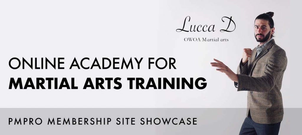 Banner for Lucca D Online Academy for Martial Arts Showcase