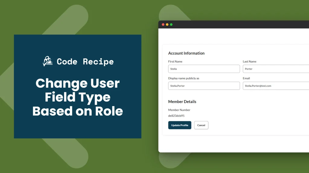 Featured image for Change User Field Type Based on User Role or Capability