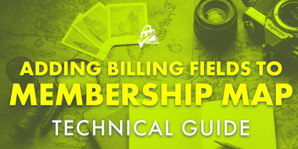 Adding Billing Fields to Membership Map