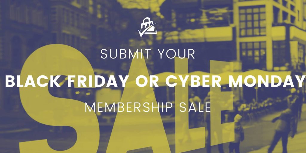 Submit Black Friday or Cyber Monday sale