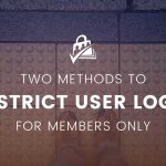 Restrict User Login For Members Only
