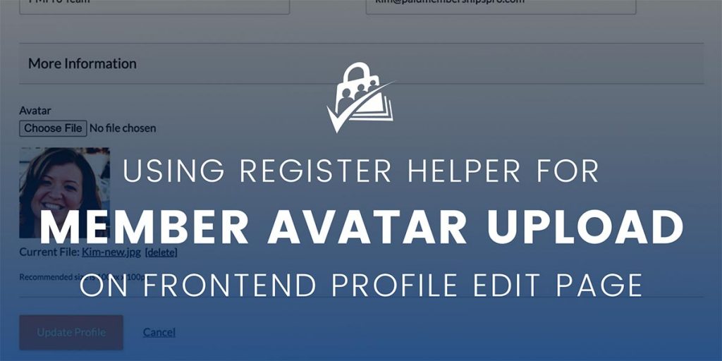 Banner image for native avatar management recipe for PMPro