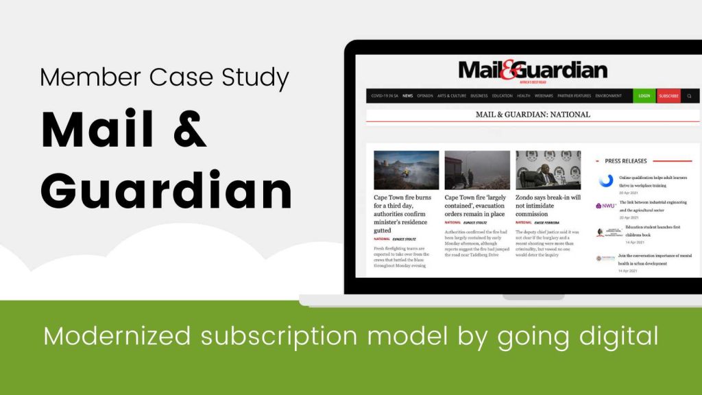 Banner Image for Mail and Guardian Member Case Study