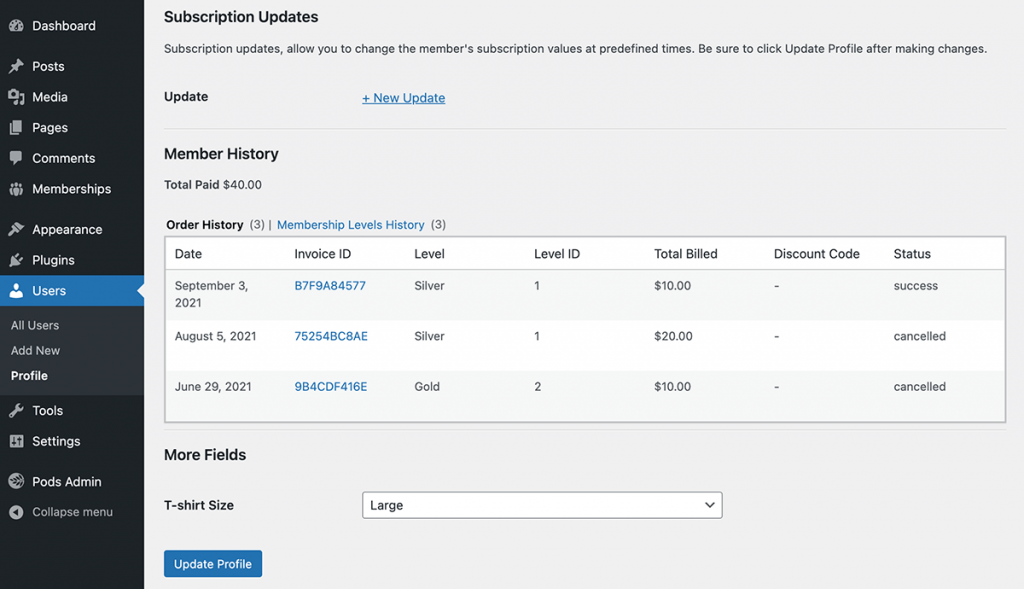 Custom field on Edit User screen in the WordPress admin