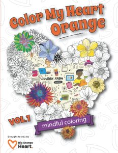 Color My Orange Heart Coloring Book