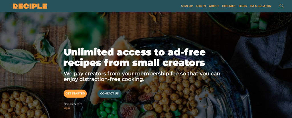 Reciple website