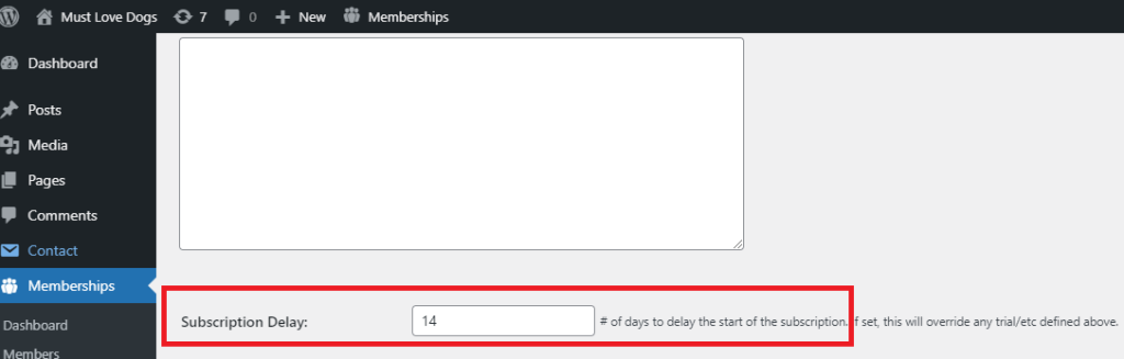 Adding a Custom Delay With PMPro’s Subscriptions Delay Add On