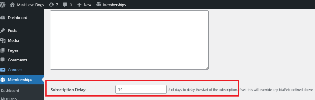 Adding a Custom Delay With PMPro’s Subscriptions Delay Add On  