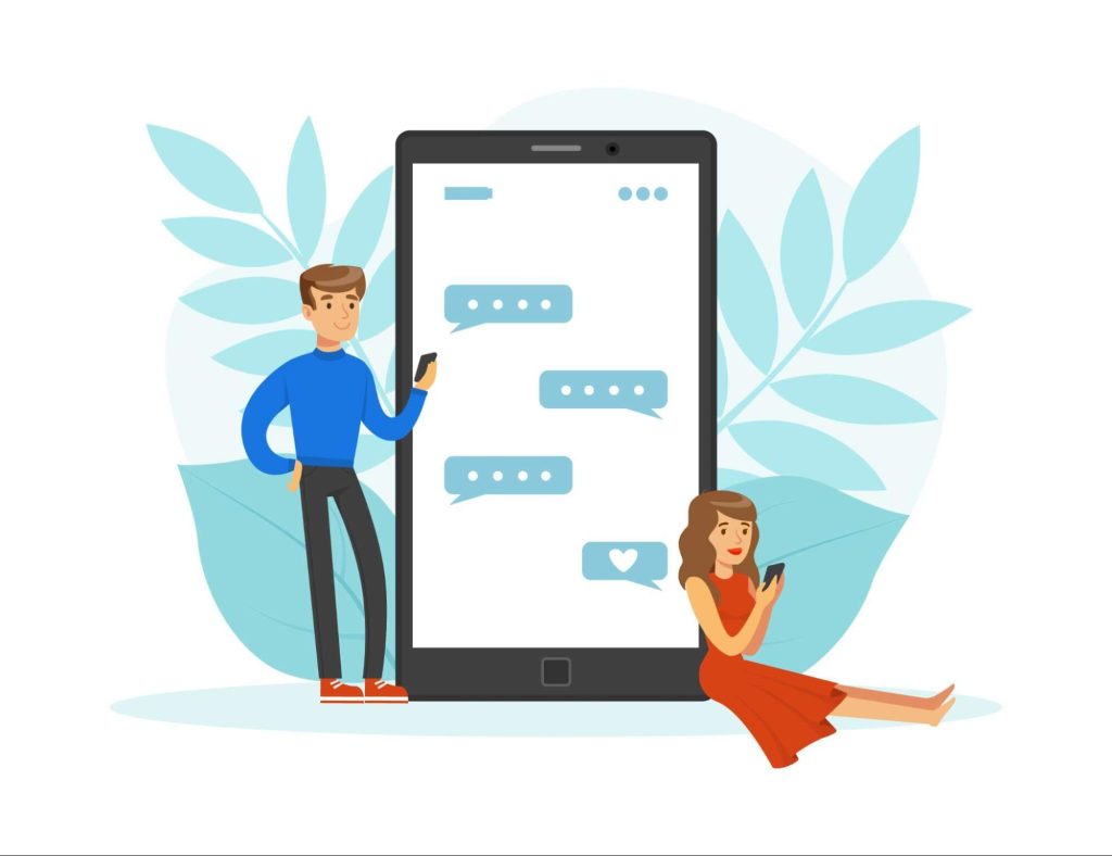 Instant chat helps online daters to get to know each other better. 