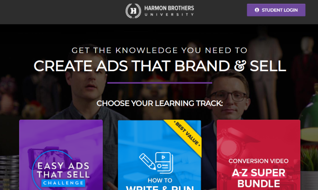Harmon Brothers Brothers Offer Courses in Video Sales Letters