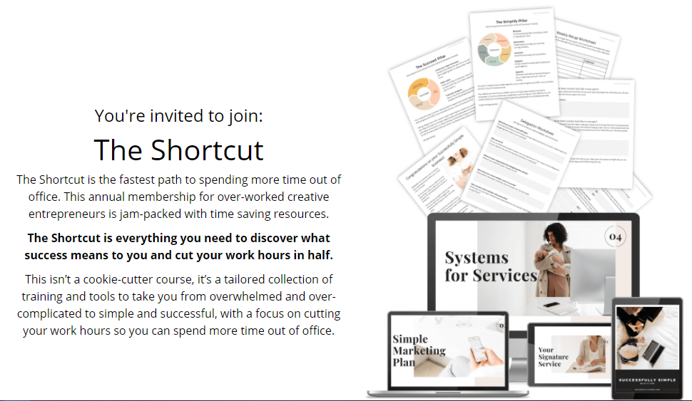 The Shortcut Is a Membership Subscription Website to Make Your Creative Tasks Easy