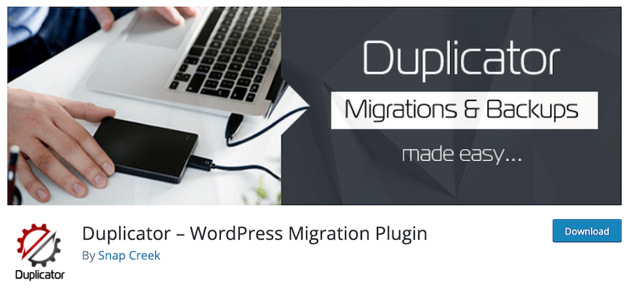 Duplicator WordPress Migration Plugin