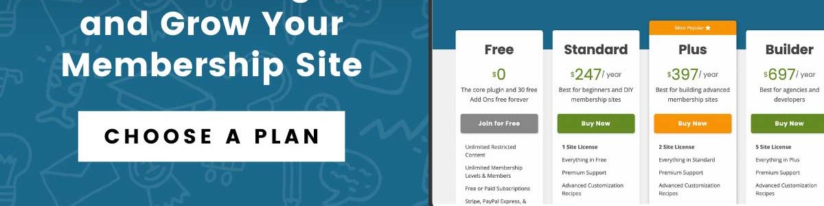 Choose a Plan to Start, Manage, and Grow Your Membership Site