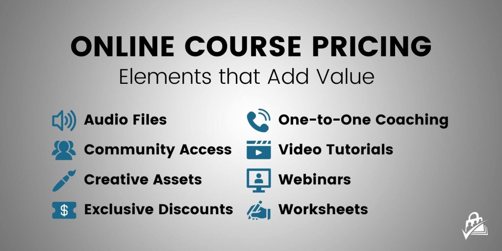 Online Course Pricing: Elements that Add Value