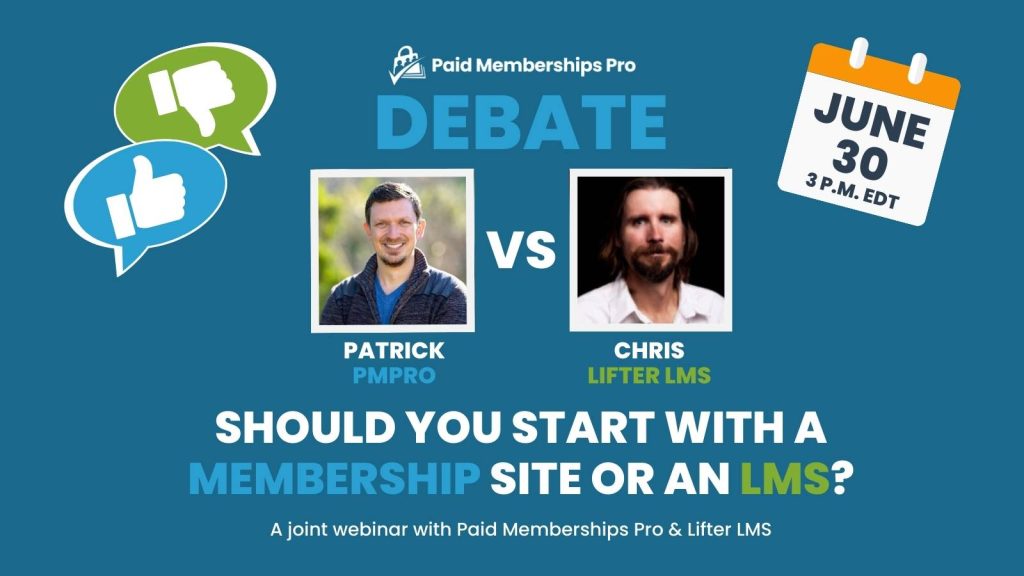 Debate: Should You Start With a Membership Site or LMS?