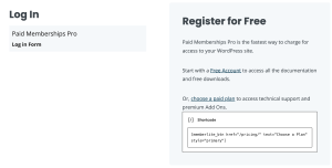 Pmpro Examples Add Content or Custom HTML to the PMPro Login Form