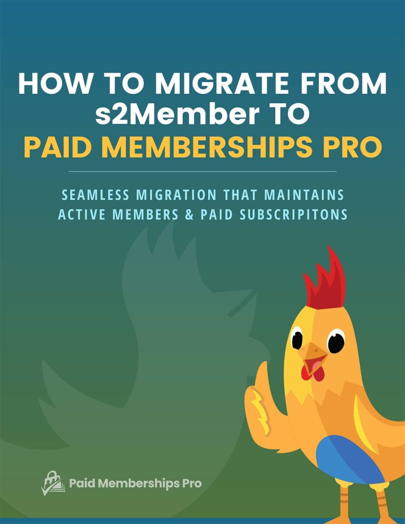 eBook Cover: How to Migrate to PMPro from s2Member