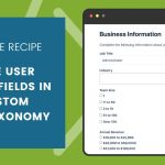 Store User Profile Fields in a Custom User Taxonomy