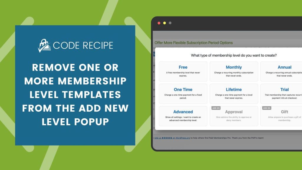 Banner Image for Code Recipe to Remove One or More Level Template from Popup