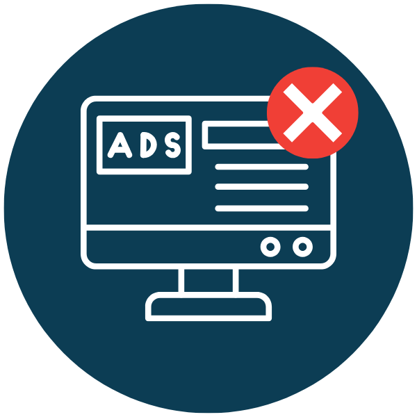 No Ads for Members graphic.