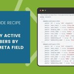 Query Active Members By User Meta Field Code Recipe Banner Image