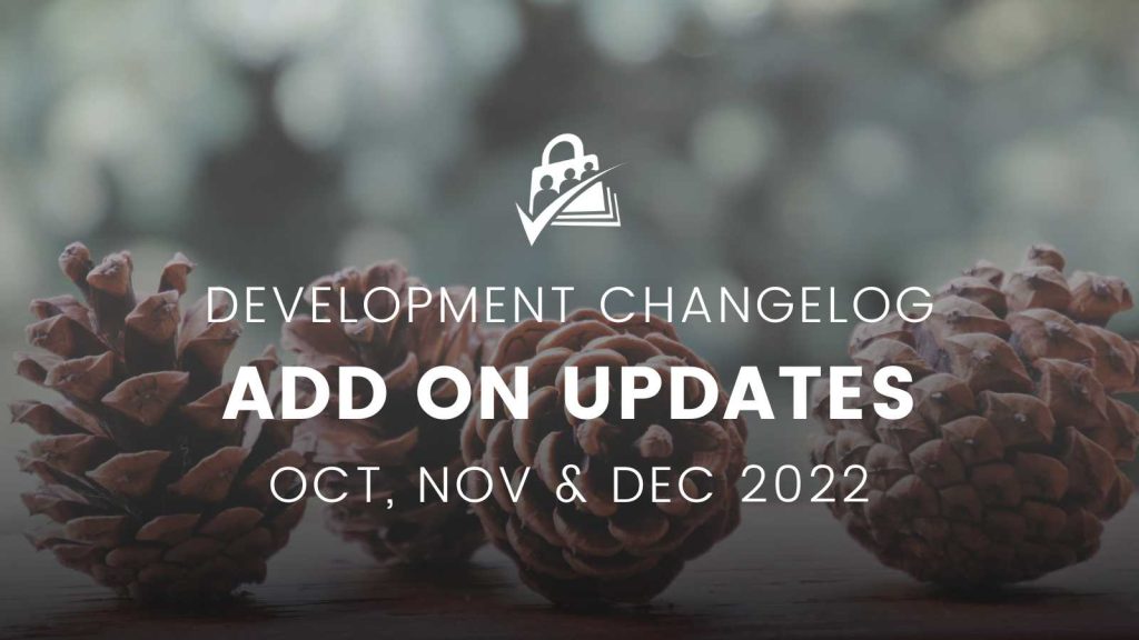 Banner Image for Development Changelog for October, November and December 2022
