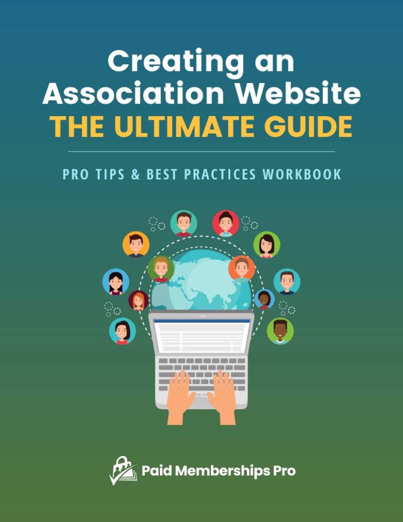 Cover: Association Planning Workbook from Paid Memberships Pro