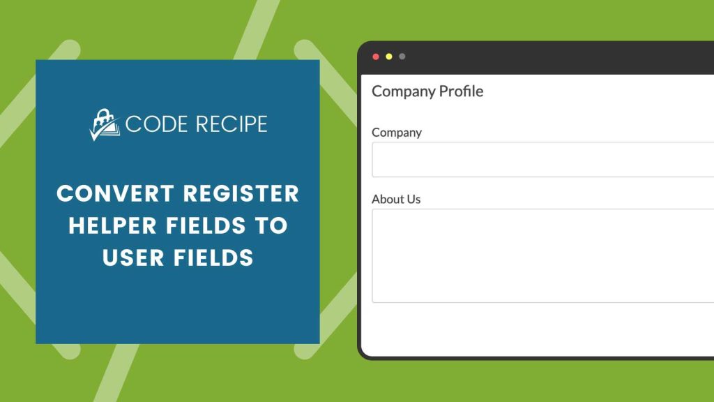 Banner Image for How to Convert Register Helper Fields to User Fields