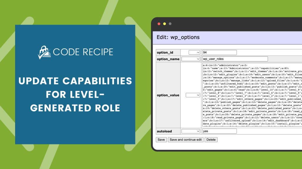 Banner Image for Update Capabilities for Level-Generate Roles