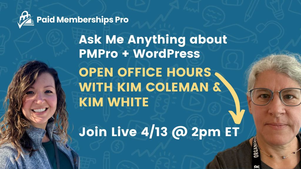 Banner Image for Open Office Hours on April 13th with Kim and Kim