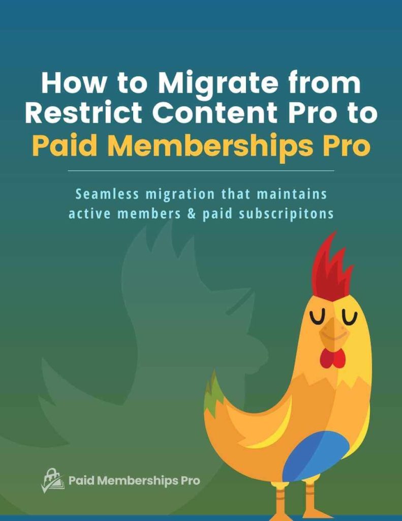 Ebook Cover: How to Migrate to PMPro from Restrict Content Pro